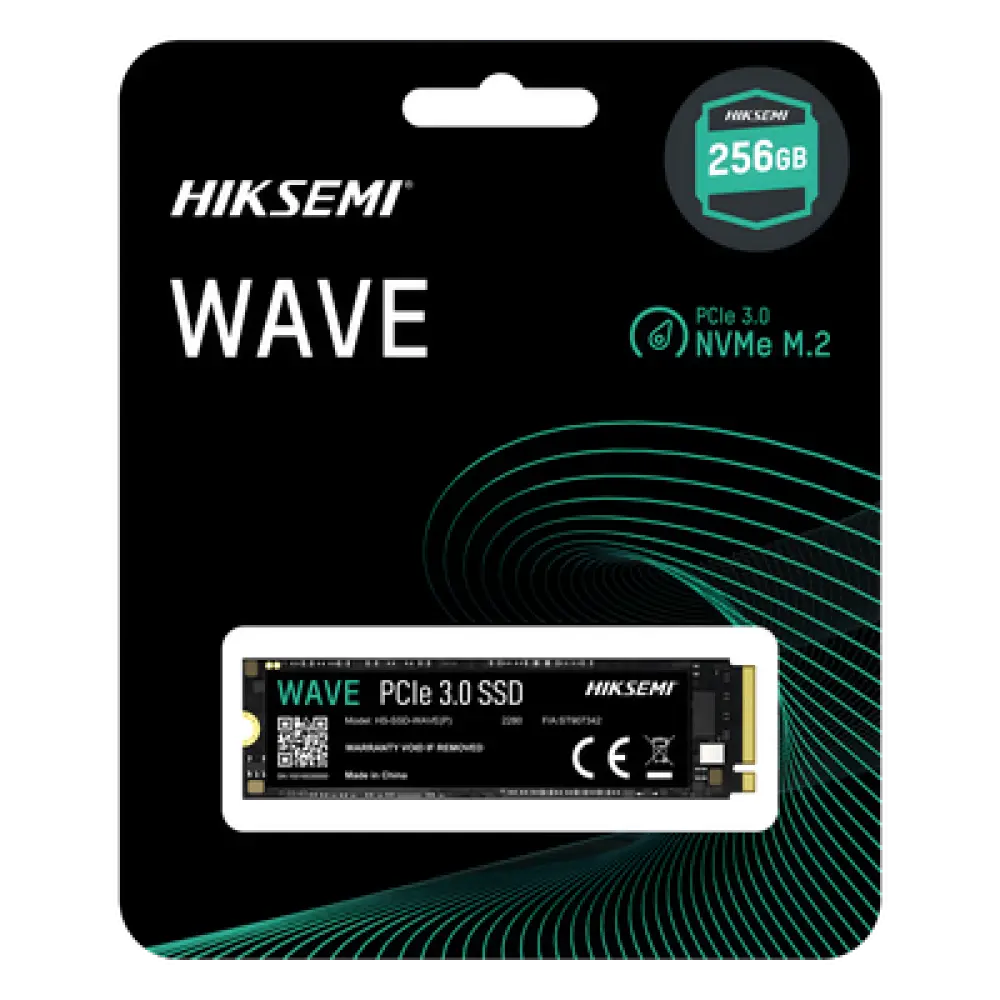 SSD M.2 NVMe / 256 GB / PCIe 3.0 x4 / Lectura 2280 MB/s / Escritura 1800 MB/s / 320K IOPS / Formato 2280 / 3D NAND