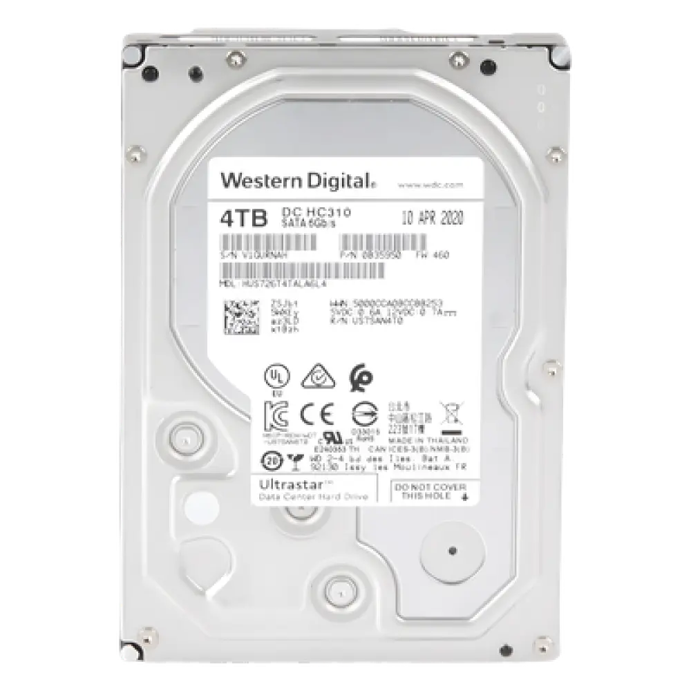 Disco Duro Enterprise / 4 TB / 7200 RPM / HelioSeal / 550 TB Año Carga / Data Center y NVR