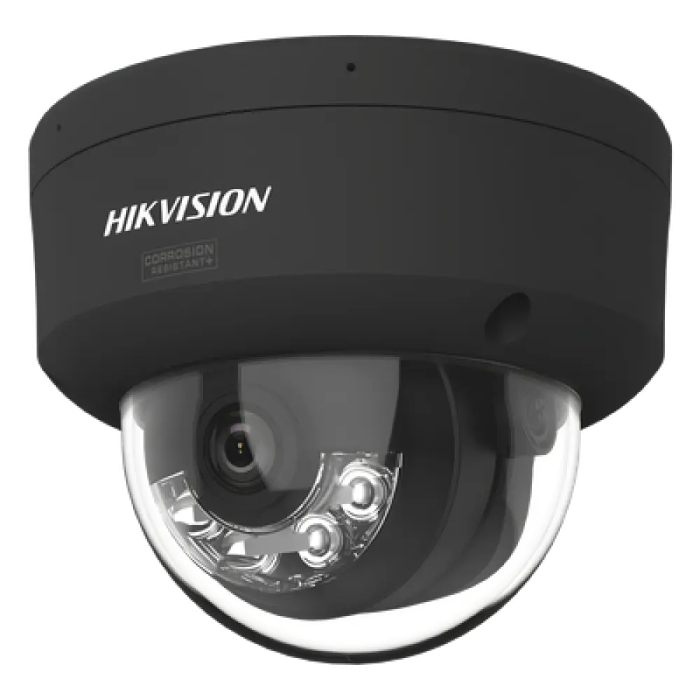 Domo IP 6 Megapixel / Lente 2.8 mm / 98.4 pies IR + Luz Blanca / 2 Micrófonos / IP67 / WDR 130 dB / AcuSense 3.0 / NEMA 4X / AcuSeek / Metal