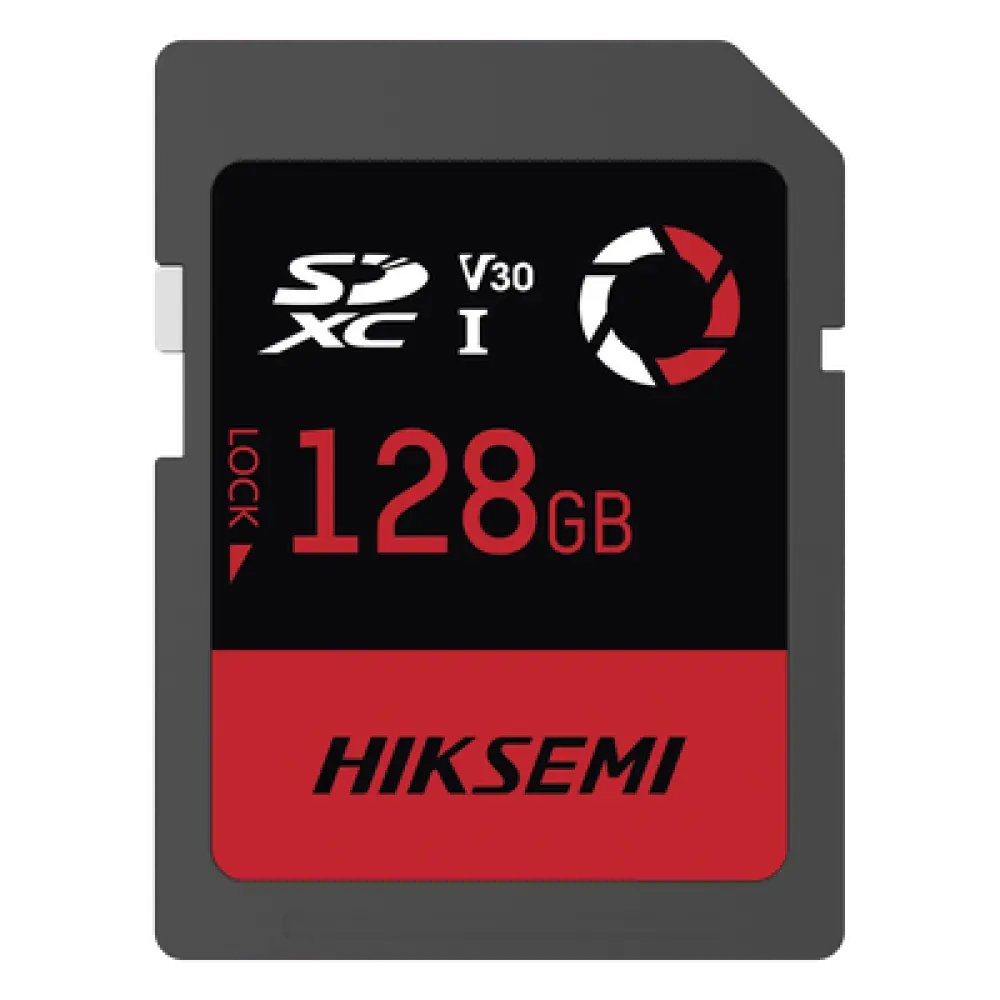 Memoria SD / 128 GB / Lectura 180 MB/s / Escritura 150 MB/s / V30 U3 Clase 10 / -25°C a 80°C / Anti-impactos