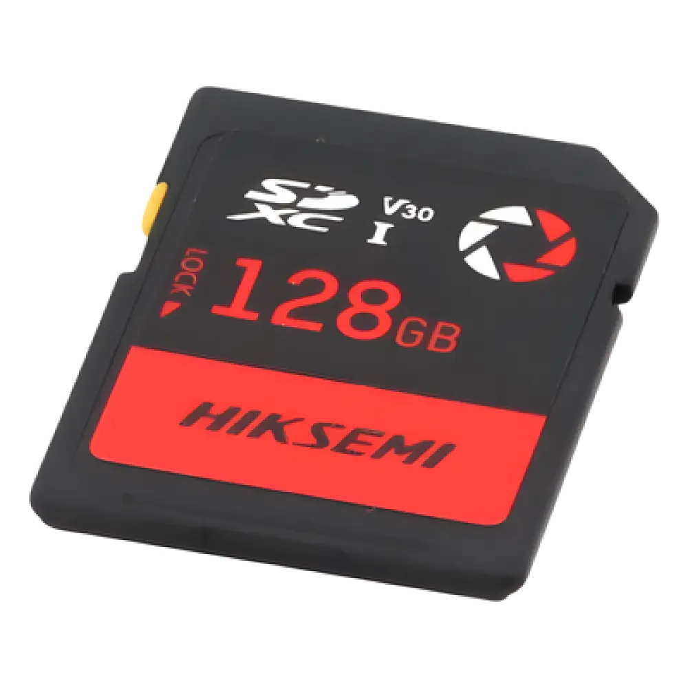 Memoria SD / 128 GB / Lectura 180 MB/s / Escritura 150 MB/s / V30 U3 Clase 10 / -25°C a 80°C / Anti-impactos