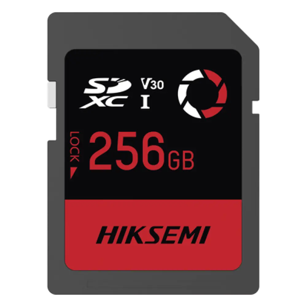 Memoria SDXC / 256 GB / Lectura 180 MB/s / Escritura 150 MB/s / V30 U3 Clase 10 / Resistencia -25°C a 80°C / Anti-impactos y Vibración