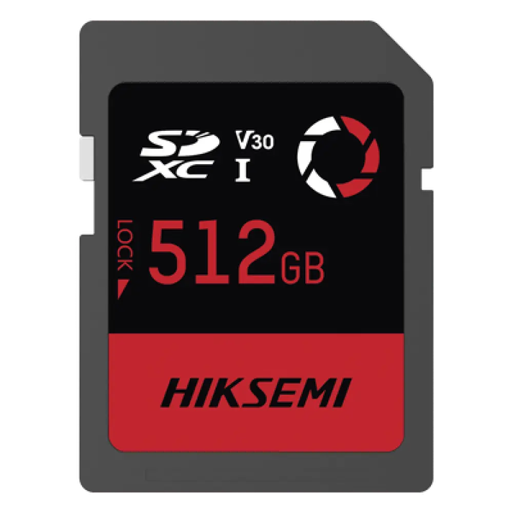 Memoria SDXC / 512 GB / Lectura 180 MB/s / Escritura 150 MB/s / V30 U3 Clase 10 / Rango -25°C a 80°C