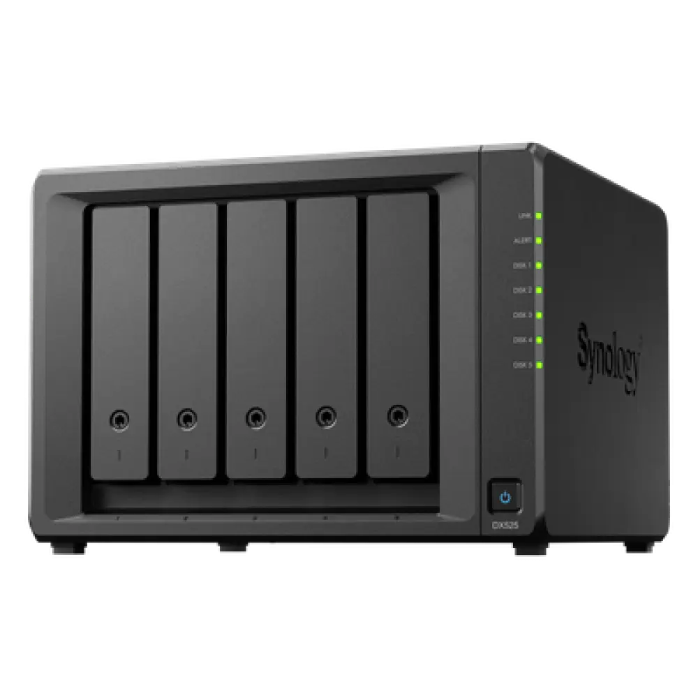 Unidad de Expansión NAS / 5 Bahías SATA / Intercambio en Caliente / USB Tipo-C / HDD y SSD 2.5" y 3.5"