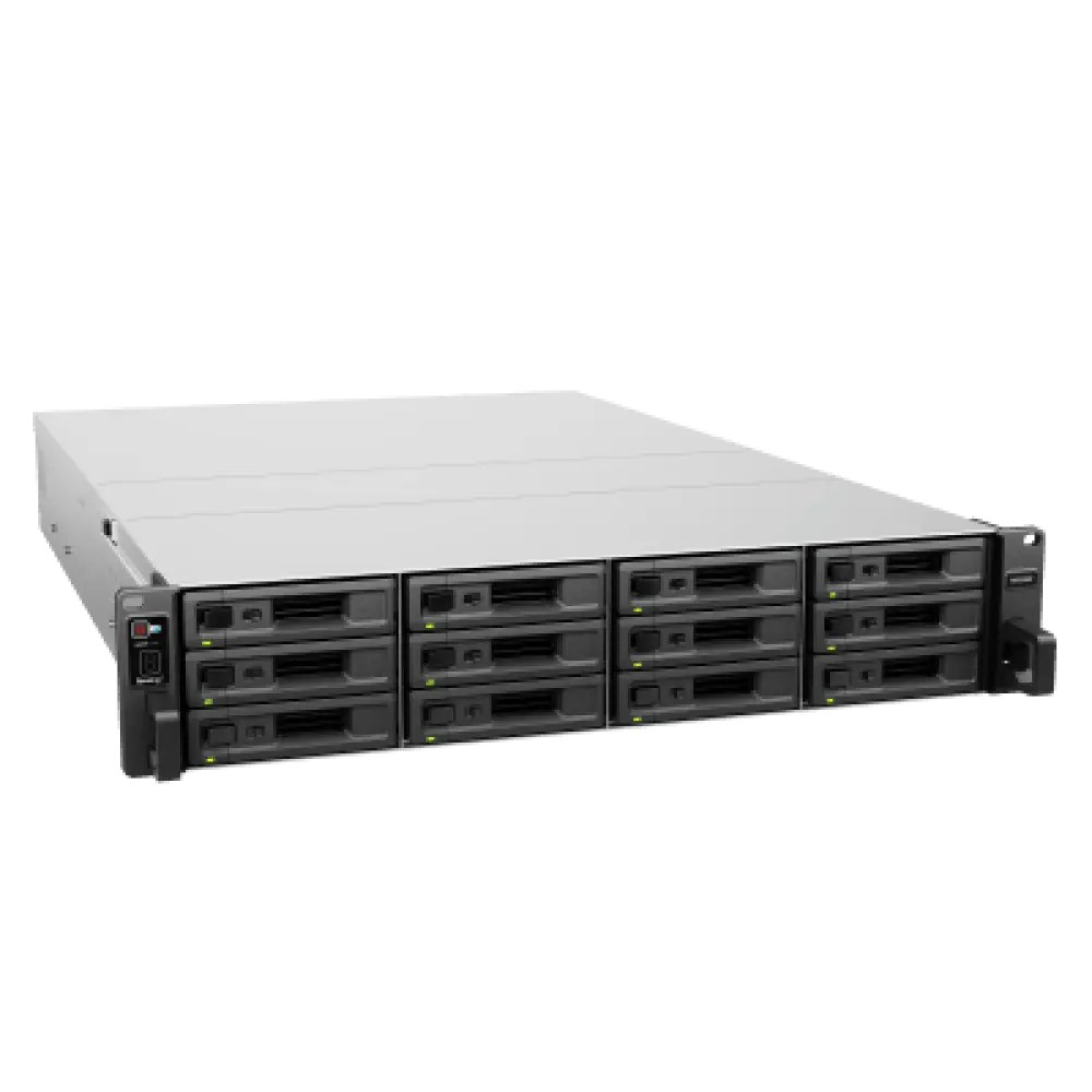 Unidad de Expansión Rack / 12 Bahías SATA 3.5"/2.5" / Intercambio en Caliente / Fuente Redundante / 2U / 4 Ventiladores 80 mm