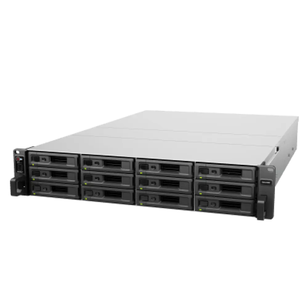Unidad de Expansión Rack / 12 Bahías SATA 3.5"/2.5" / Intercambio en Caliente / Fuente Redundante / 2U / 4 Ventiladores 80 mm