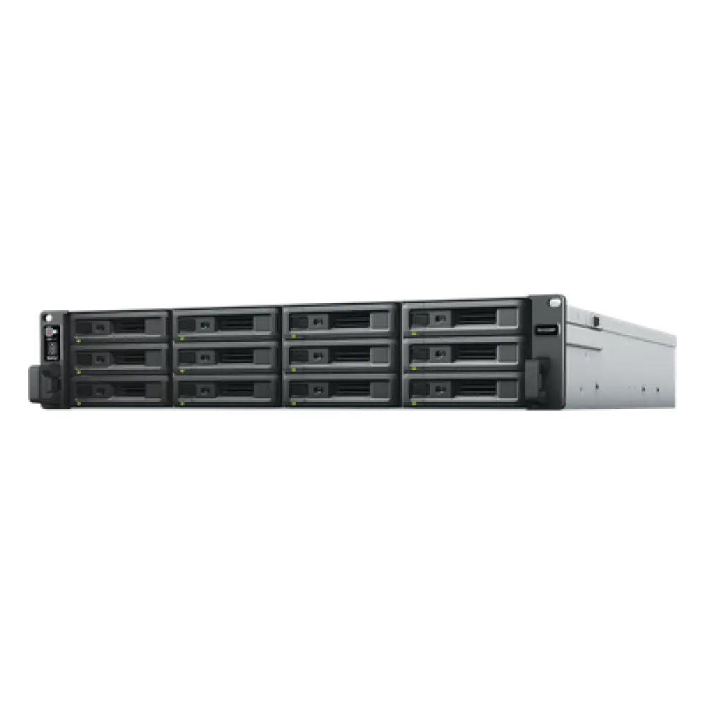 Unidad de Expansión NAS / 12 Bahías SATA / HDD SSD 3.5" o 2.5" / Fuente Redundante / Plug-and-Play / Alta Disponibilidad