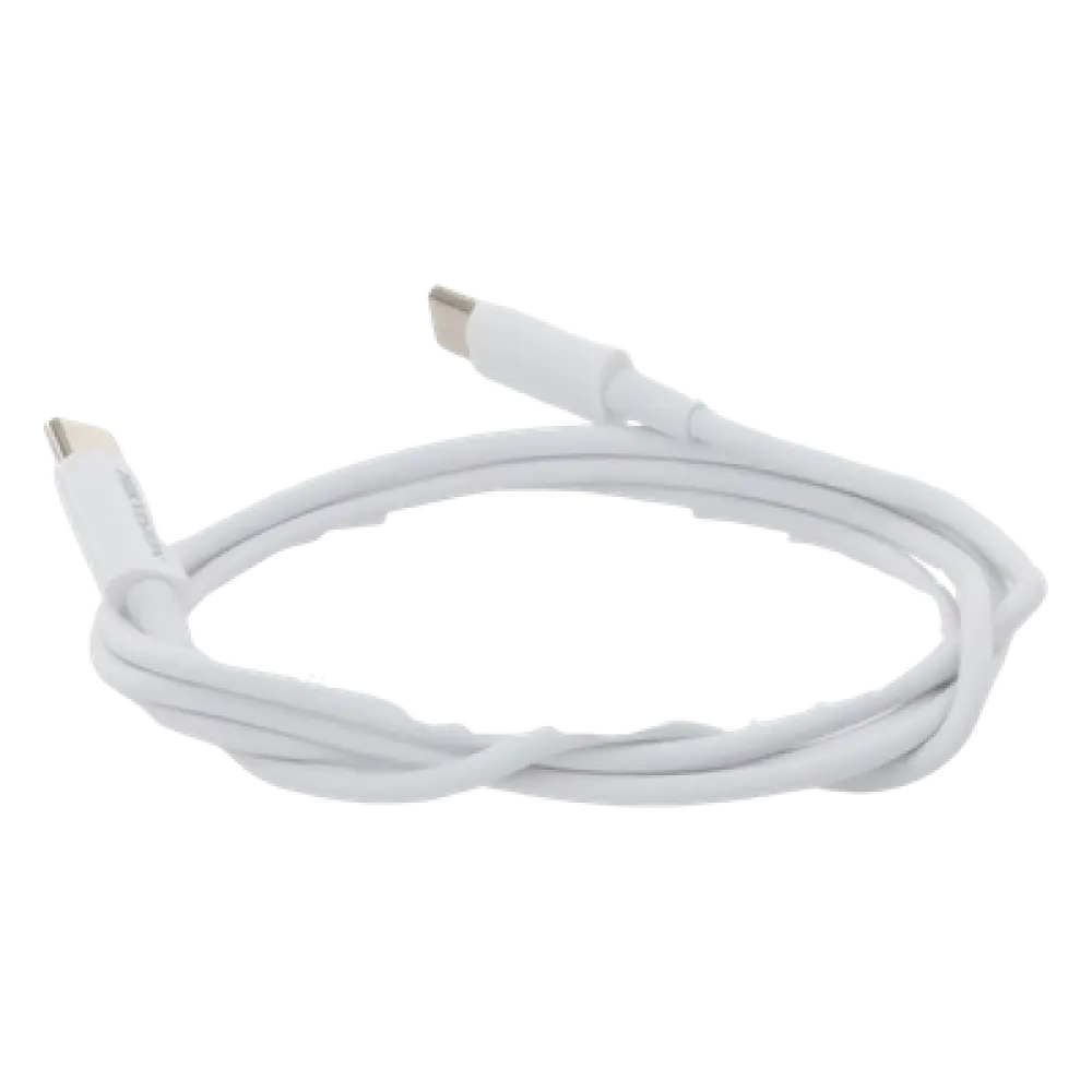 Cable USB-C a USB-C / Carga Rápida 60W / 3A / Transferencia 480 Mbps / Longitud 1 m (3.28 ft) / Materiales TPE y ABS