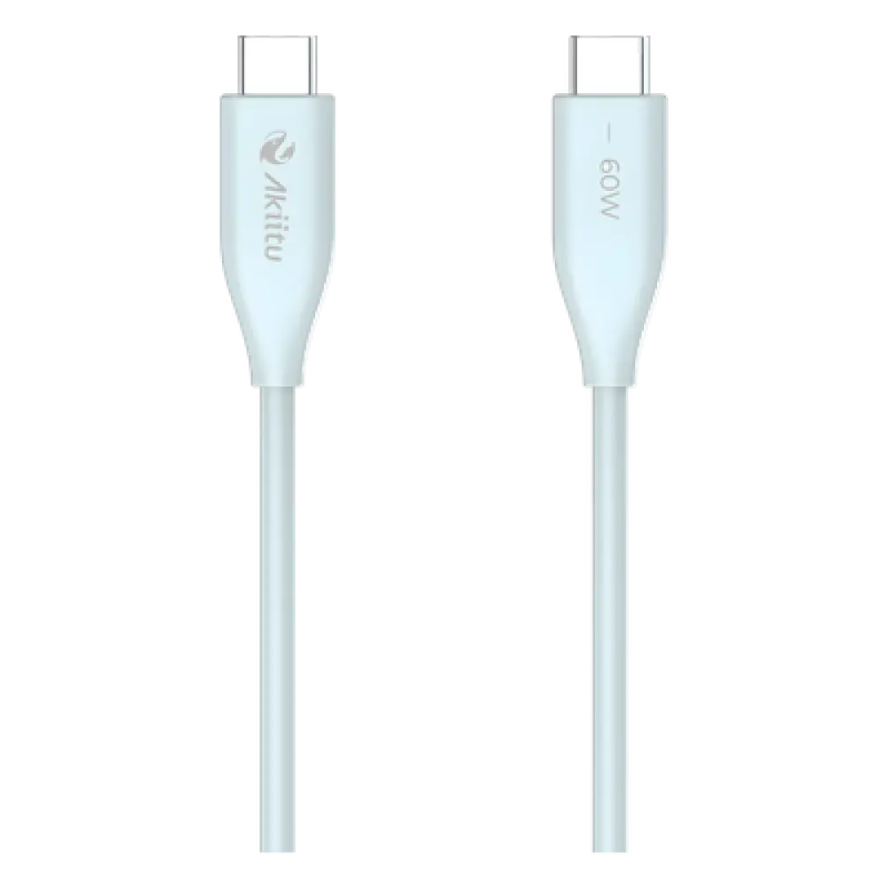 Cable de Carga USB-C a C / 1 m (3.28 ft) / Tecnología GaN 240W / Transferencia 480 Mbps / Silicona No Tóxica / Aluminio Anodizado