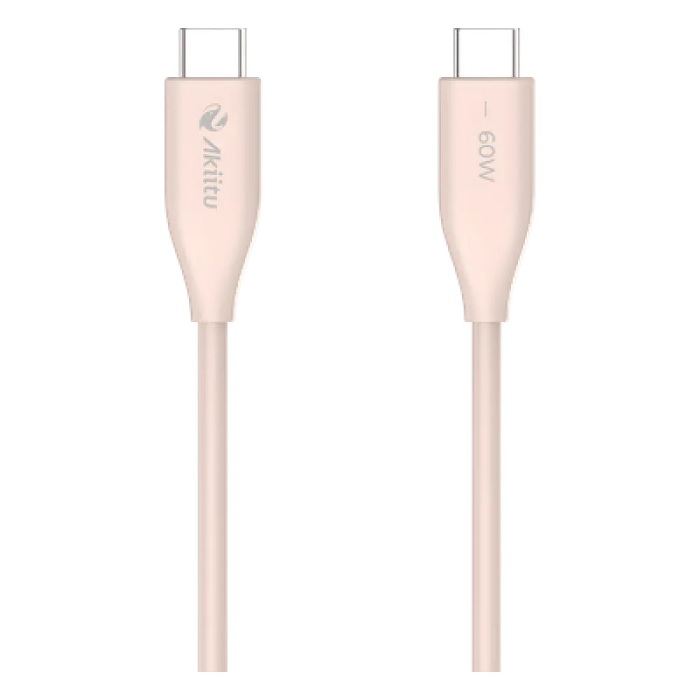 Cable de Carga USB-C a C / 240W / GaN / 1.5 m (4.92 ft) / Transferencia 480 Mbps / Silicona Anti-Enredos / Aluminio Anodizado