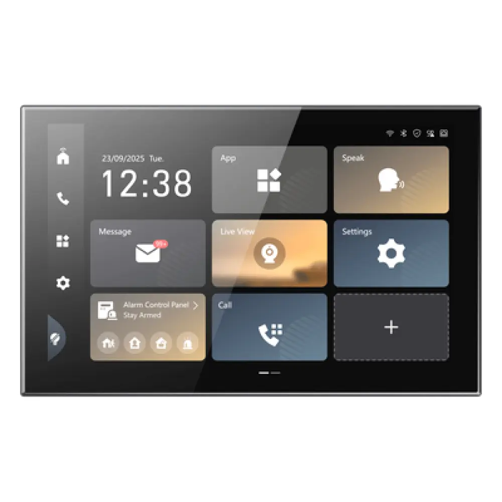 Monitor Táctil IP / 10.1" Full HD+ / Android 14 / Wi-Fi 6 / PoE / Audio Dual / Gestión Unificada