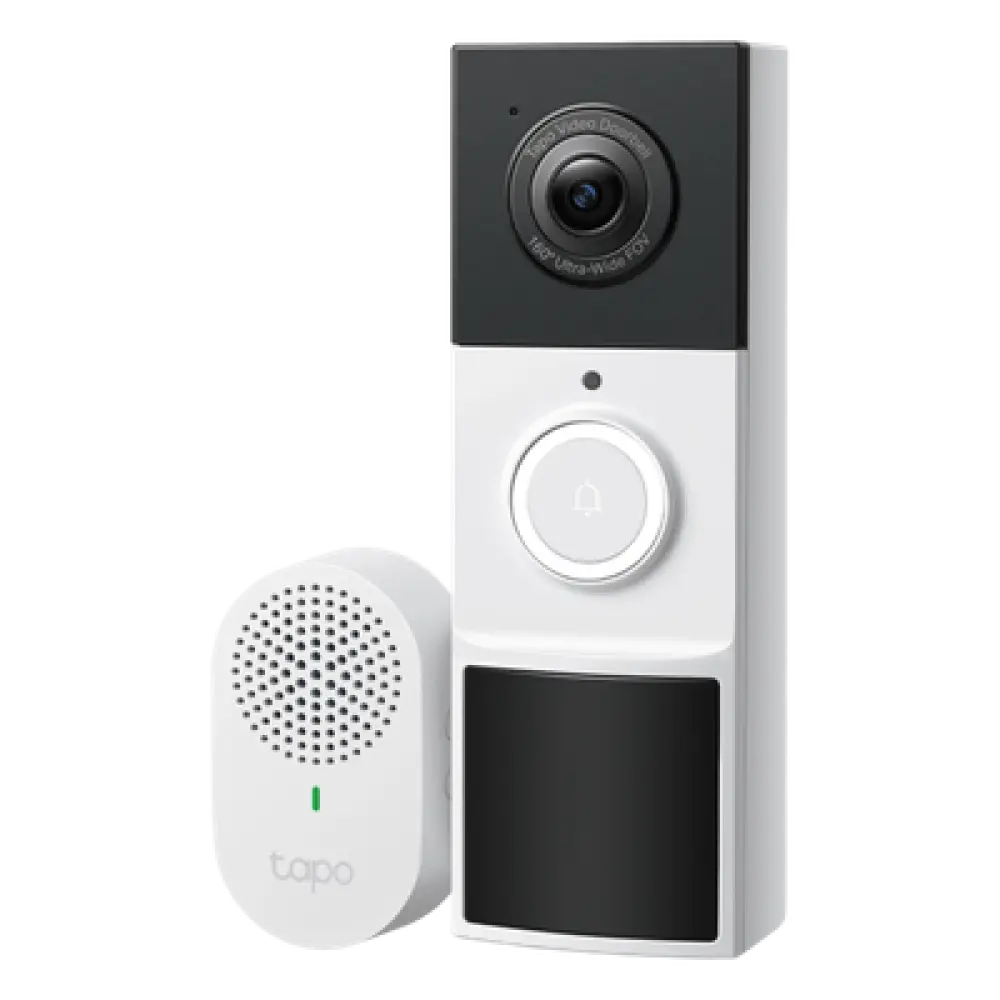 Videoportero IP Inalámbrico / 2K 3 Megapixel / 160° DFOV / Batería 6400 mAh / Detección IA Personas-Vehículos / Visión Nocturna Color / Audio Bidireccional