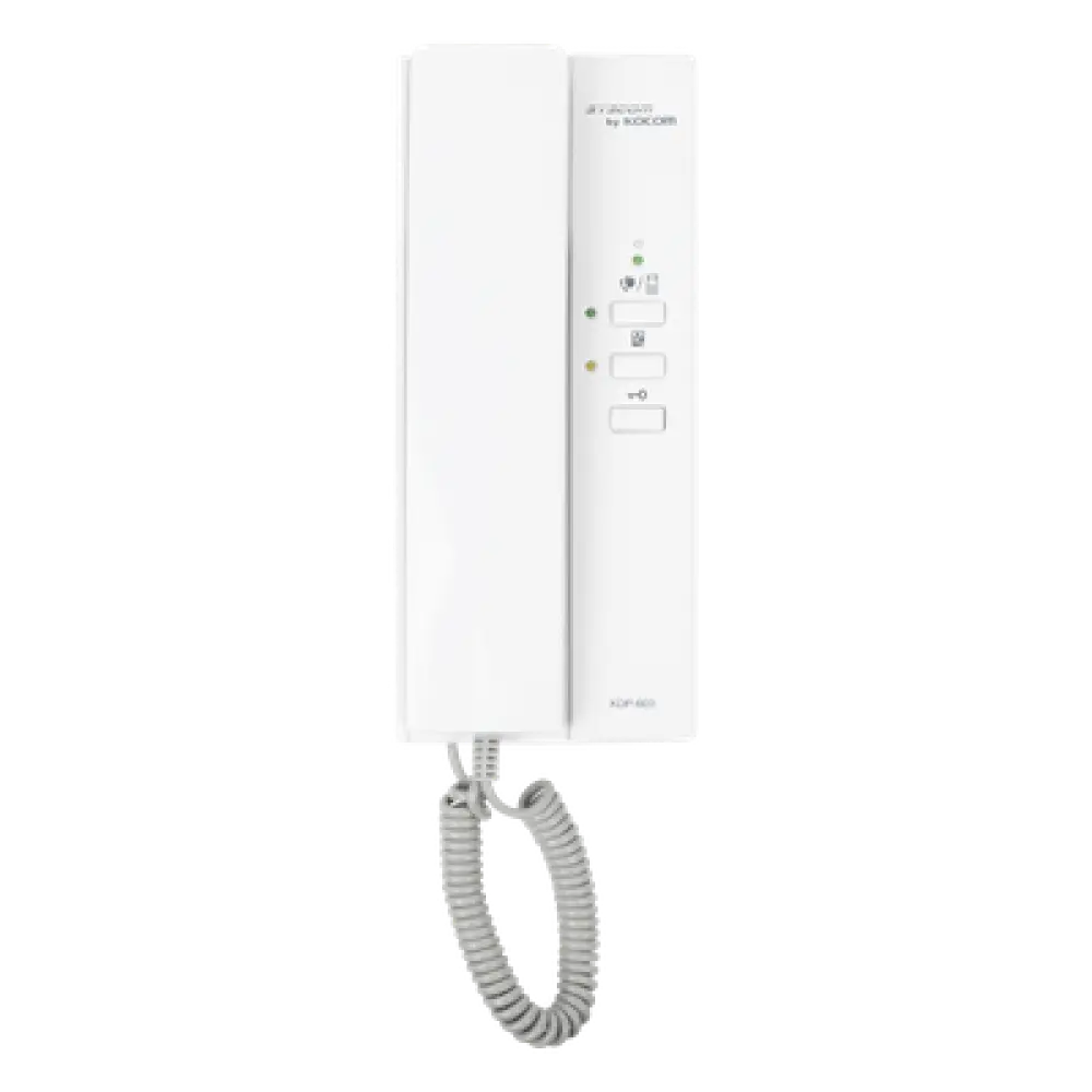 Auricular para sistema de audioportero / Compatible con KLPD410 y KIP120 / Cableado 5 hilos / Alcance 300 m (984 ft) / Montaje en pared
