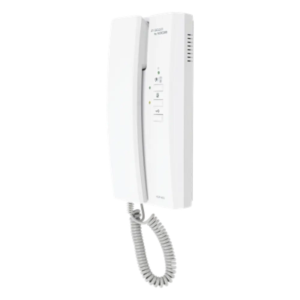 Auricular para sistema de audioportero / Compatible con KLPD410 y KIP120 / Cableado 5 hilos / Alcance 300 m (984 ft) / Montaje en pared