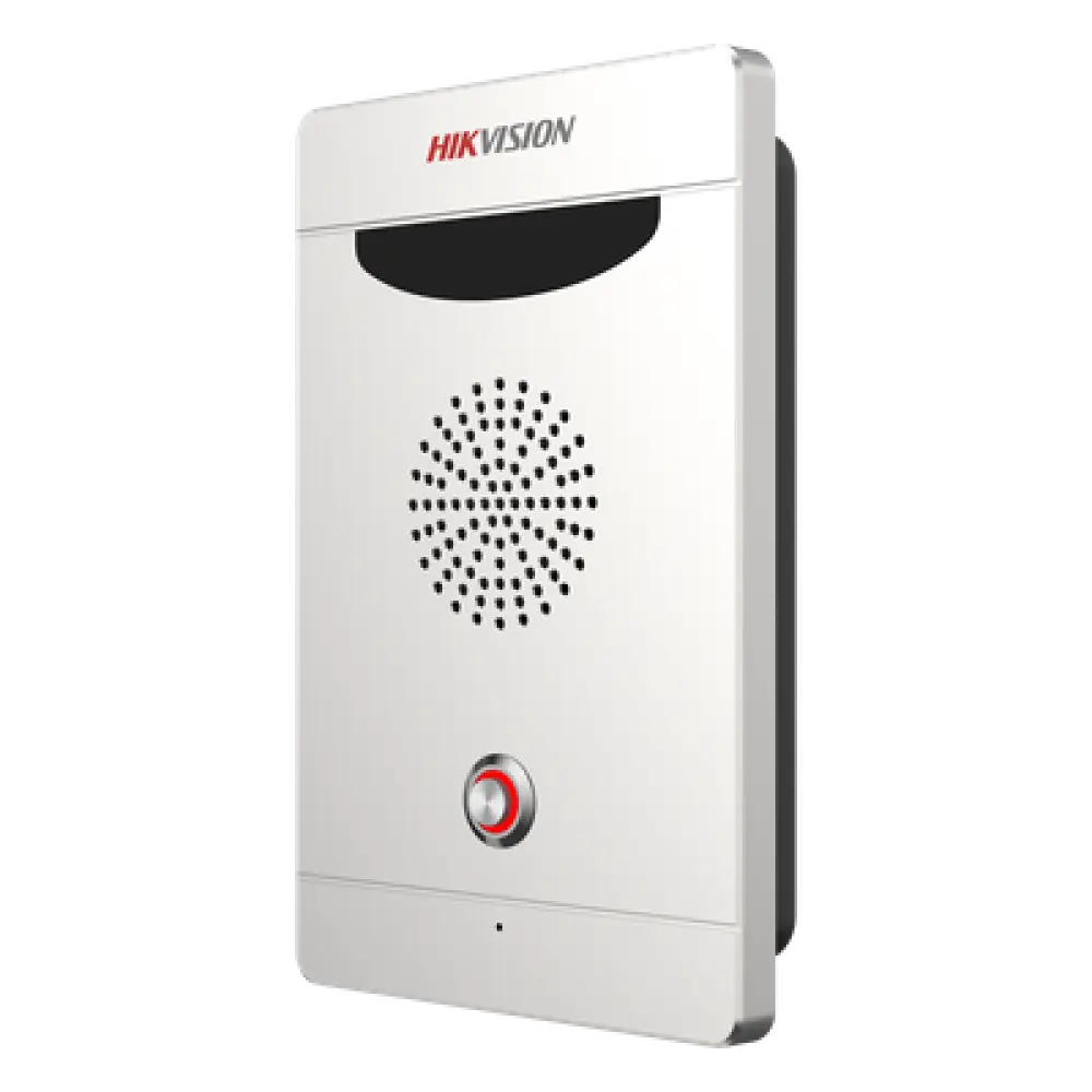 Estación de Alarma de Pánico / Audio Bidireccional / Altavoz 3W / Micrófono Omnidireccional 1 m / 2 Entradas y 2 Salidas de Alarma / IP65 IK08 / Aluminio Exterior