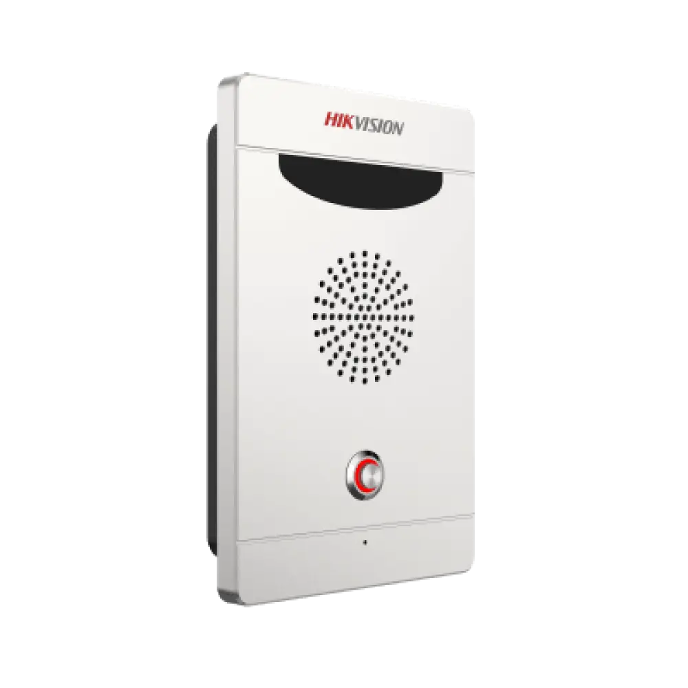 Estación de Alarma de Pánico / Audio Bidireccional / Altavoz 3W / Micrófono Omnidireccional 1 m / 2 Entradas y 2 Salidas de Alarma / IP65 IK08 / Aluminio Exterior
