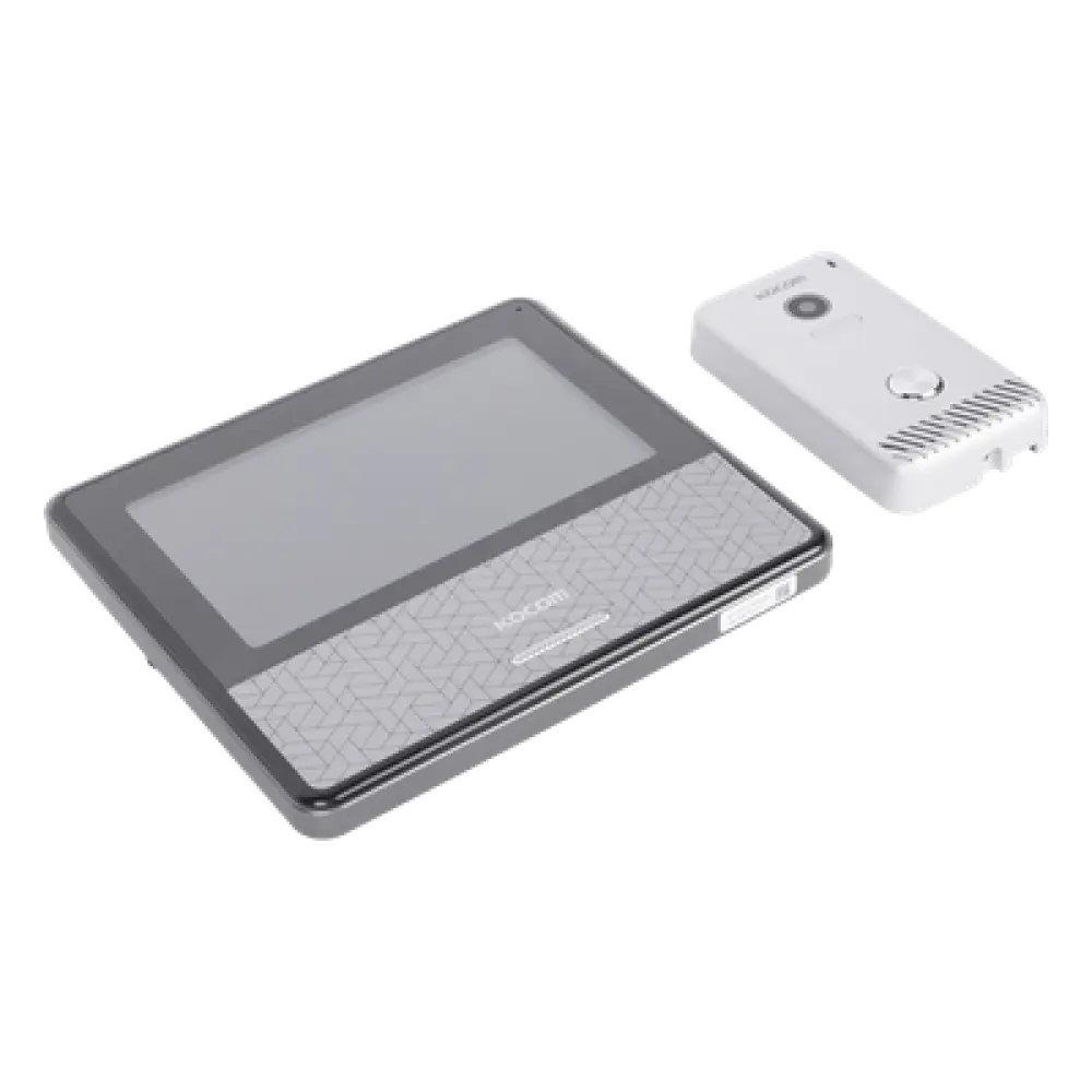Kit de Videoportero IP / Monitor Wi-Fi / Apertura Remota por App / Alimentación 110 VCA / Diseño Compacto