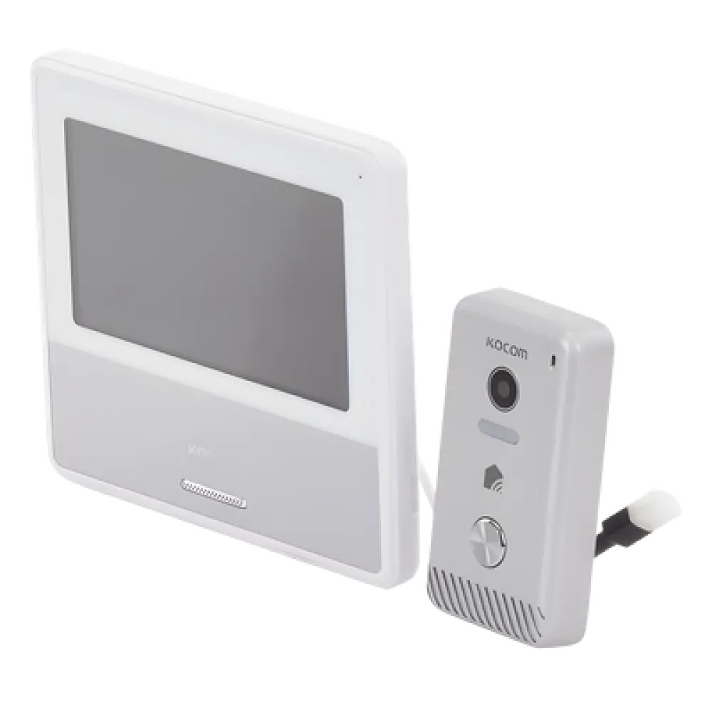 Kit de Videoportero IP / Monitor Wi-Fi / Apertura Remota por App / Alimentación 110 VCA / Diseño Compacto