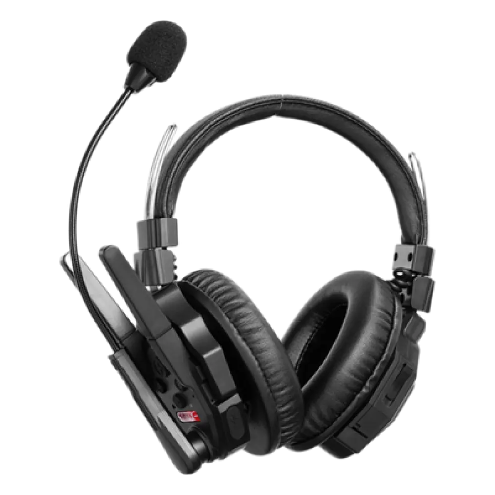 Intercomunicador Inalámbrico Binaural / Cancelación de Ruido IA / Rango 500 m (1640 ft) / Bluetooth 5.0 / Batería 1050 mAh / Resistente a Salpicaduras