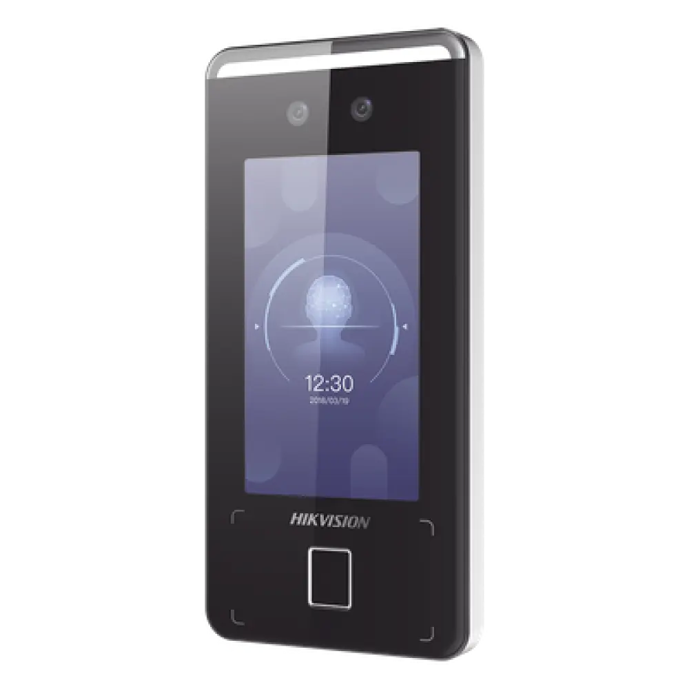 Terminal de Reconocimiento Facial / Pantalla Táctil 4.3 pulgadas / Wi-Fi / IP65 / Alcance 0.3 a 1.5 m (0.98 a 4.92 ft) / 3,000 Usuarios / 150,000 Eventos / WDR / QR / Videoportero