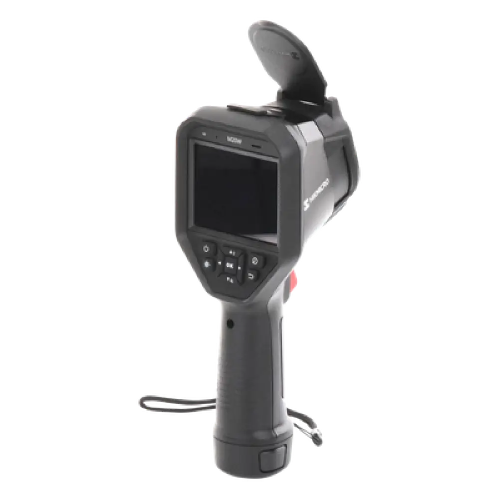 Cámara Termográfica Portátil / Detector 256 × 192 / FOV 50° × 37.2° / Rango -20 °C a 650 °C / Precisión ±2 °C / Pantalla Táctil 3.5" / IP54 / Caída 2 m (6.6 ft)