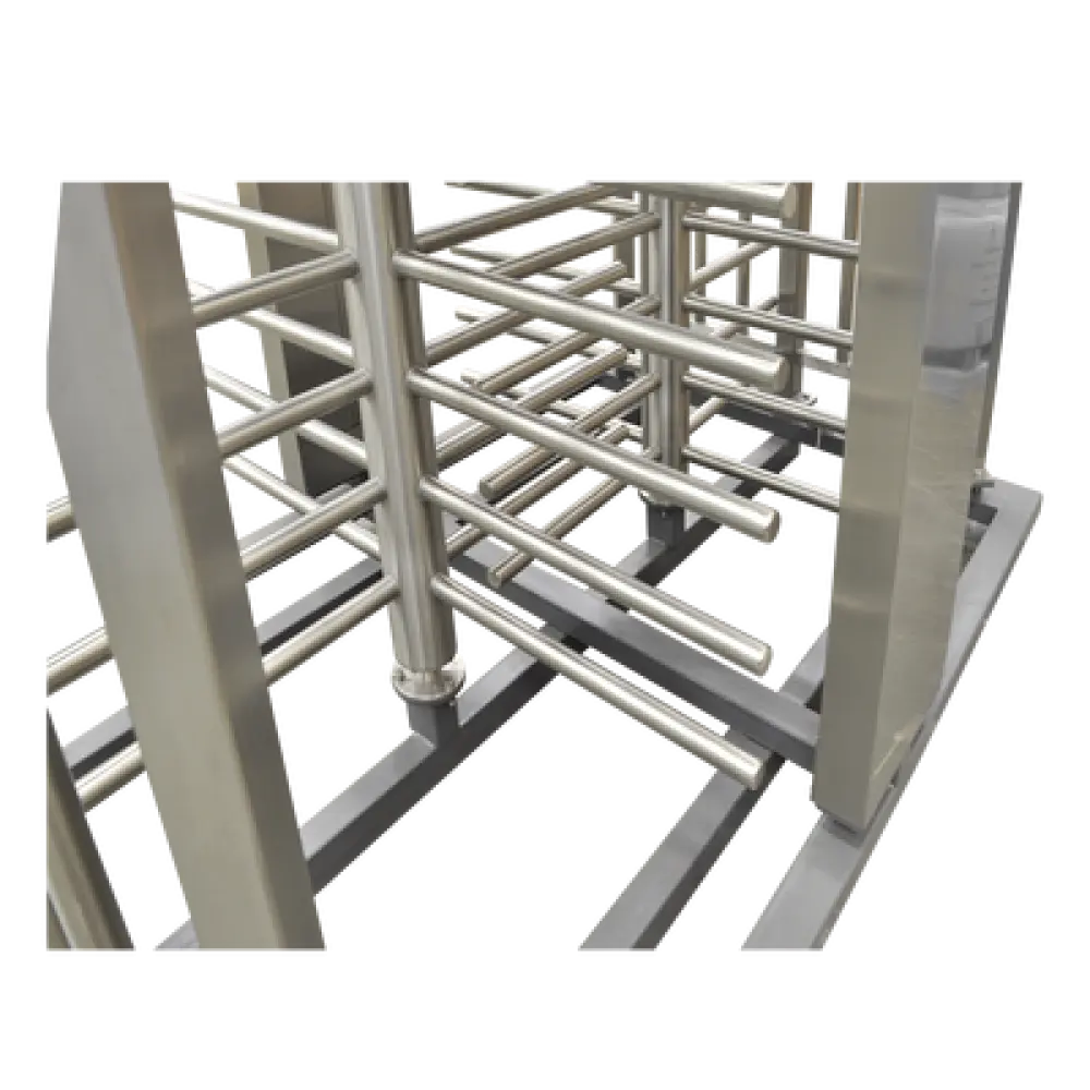 Torniquete de Cuerpo Completo / Doble Acceso / Acero Inoxidable 304 / 30 Personas/min / Interior/Exterior / 4 Ejes de Seguridad / 2.31 x 1.46 x 2.2 m (7.58 x 4.79 x 7.22 ft) / 800 kg (1763.7 lb)