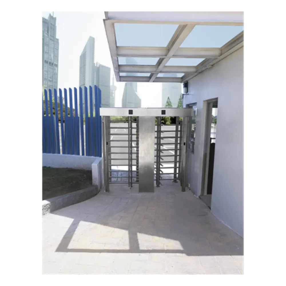 Torniquete de Cuerpo Completo / Doble Acceso / Acero Inoxidable 304 / 30 Personas/min / Interior/Exterior / 4 Ejes de Seguridad / 2.31 x 1.46 x 2.2 m (7.58 x 4.79 x 7.22 ft) / 800 kg (1763.7 lb)