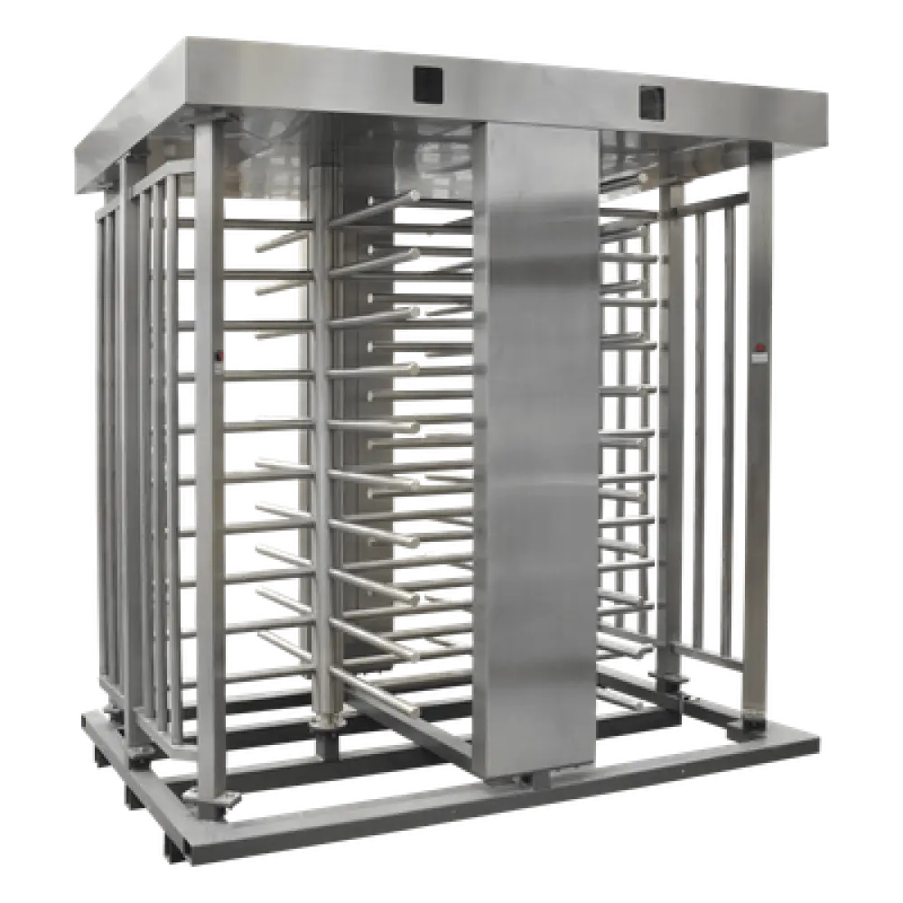 Torniquete de Cuerpo Completo / Doble Acceso / Acero Inoxidable 304 / 30 Personas/min / Interior/Exterior / 4 Ejes de Seguridad / 2.31 x 1.46 x 2.2 m (7.58 x 4.79 x 7.22 ft) / 800 kg (1763.7 lb)