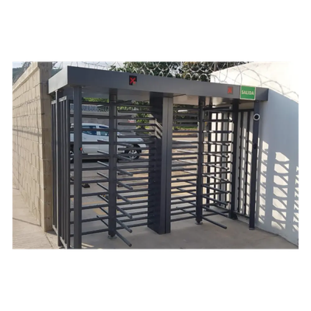 Torniquete de Cuerpo Completo / Doble / 30 Personas/min / Interior/Exterior / Acero Inoxidable 304 / Techo Integrado / -20 a 50°C / 110 VCA