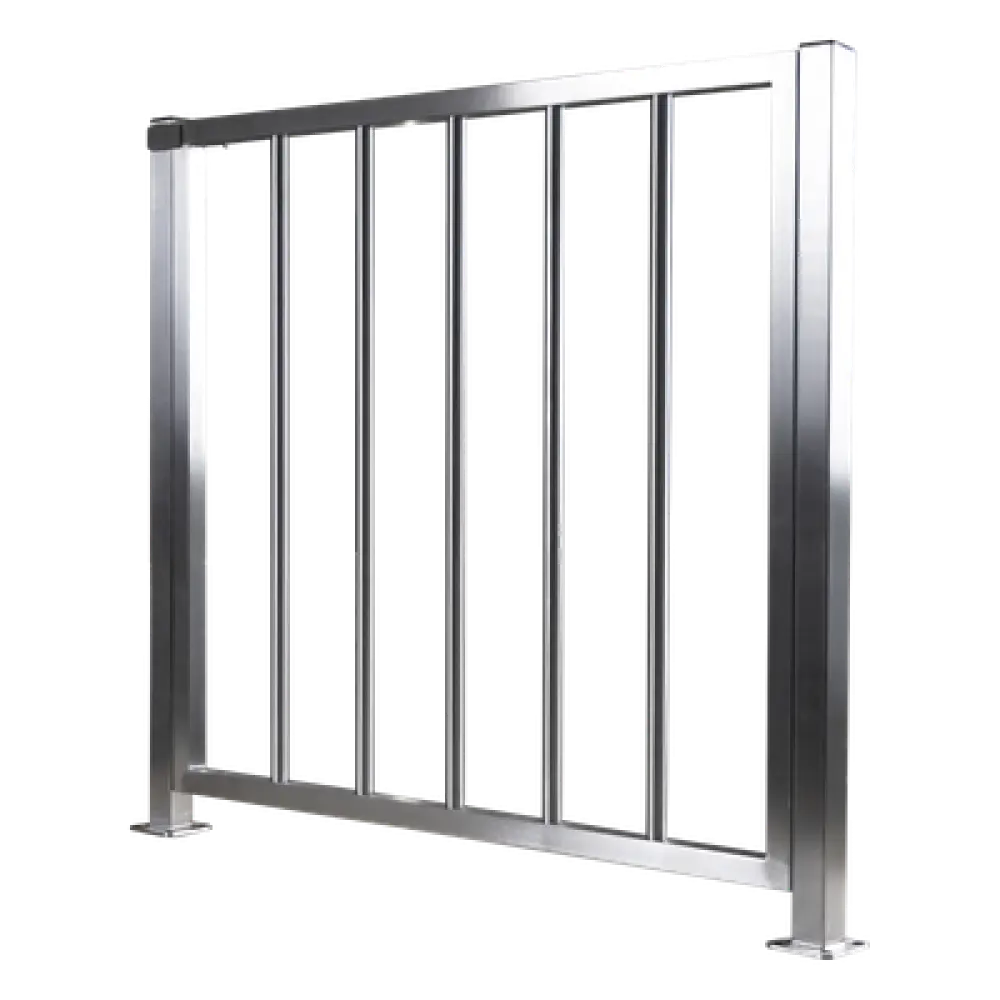 Puerta de Medio Cuerpo / Acero Inoxidable / 100 cm (3.3 ft) Ancho / 90 cm (2.9 ft) Alto / Control de Acceso