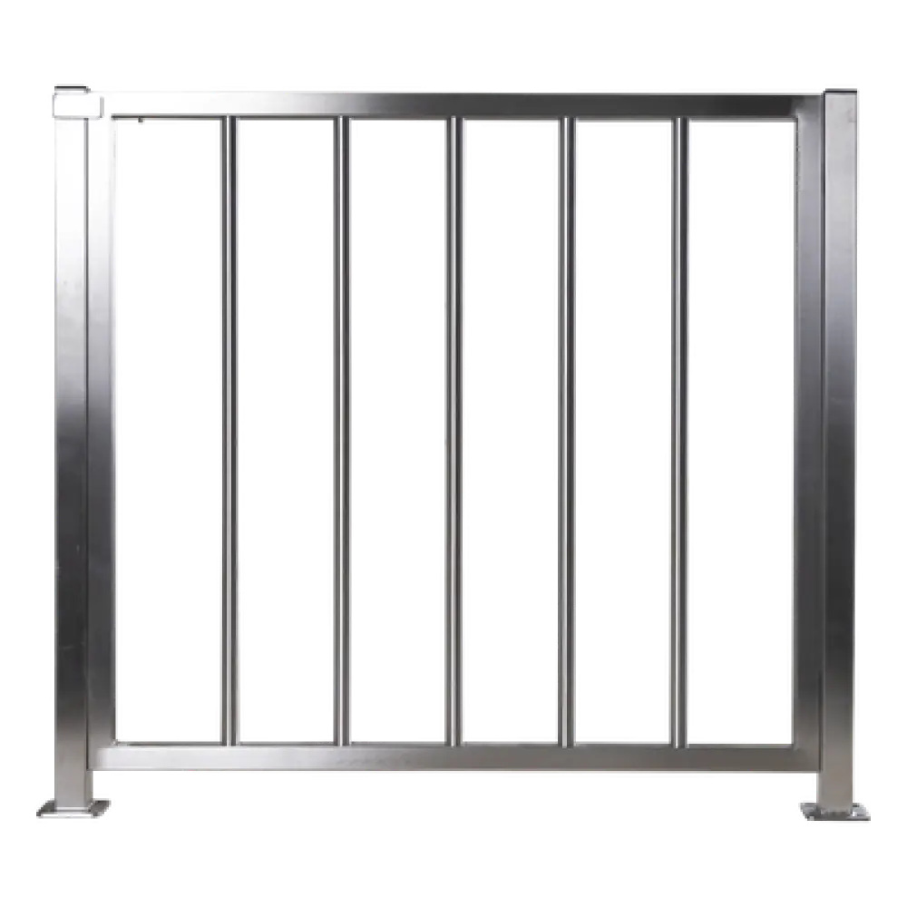 Puerta de Medio Cuerpo / Acero Inoxidable / 100 cm (3.3 ft) Ancho / 90 cm (2.9 ft) Alto / Control de Acceso
