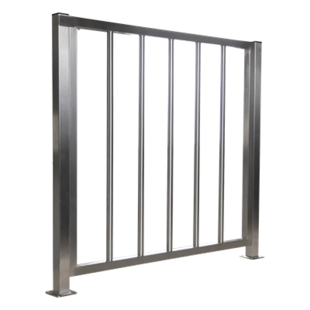 Puerta de Medio Cuerpo / Acero Inoxidable / 100 cm (3.3 ft) Ancho / 90 cm (2.9 ft) Alto / Control de Acceso
