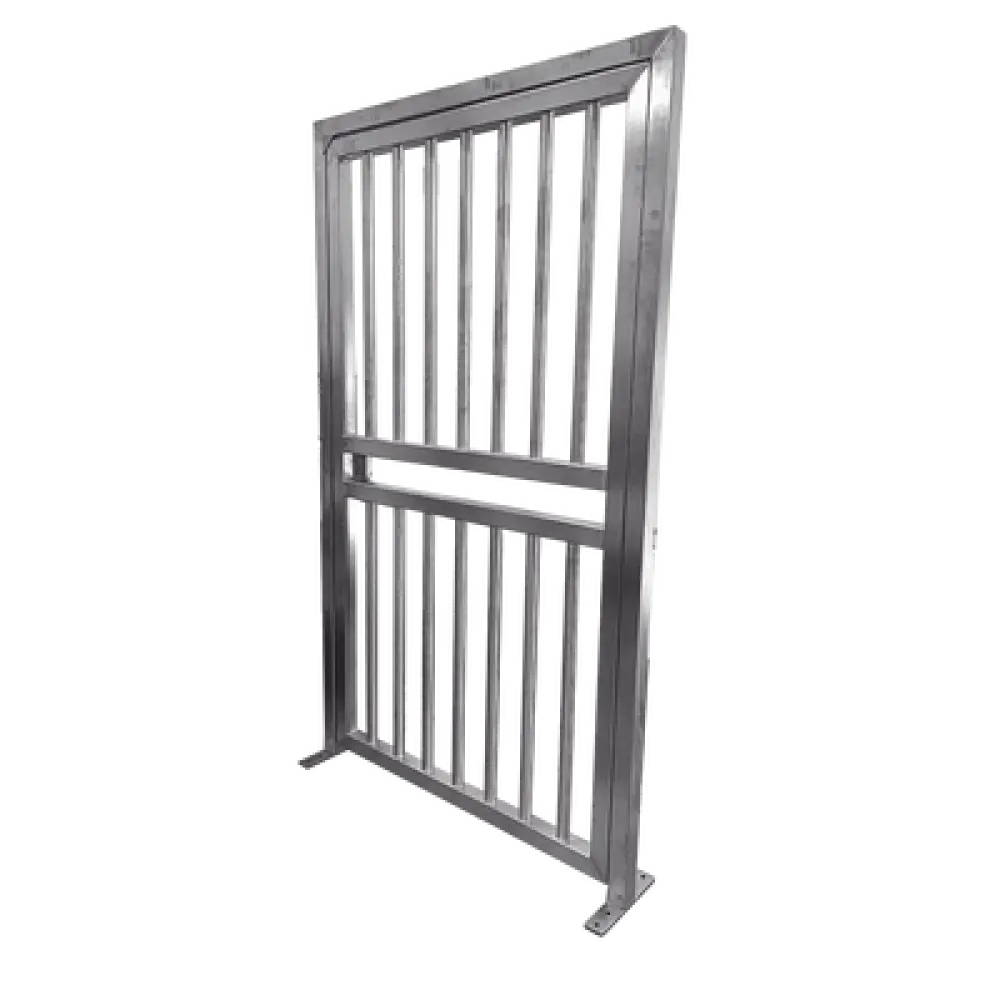 Puerta Lateral para Torniquetes / Acero Inoxidable 304 / 1350 x 2316 mm / 4.43 x 7.6 pies / Compatible con Cierres Magnéticos