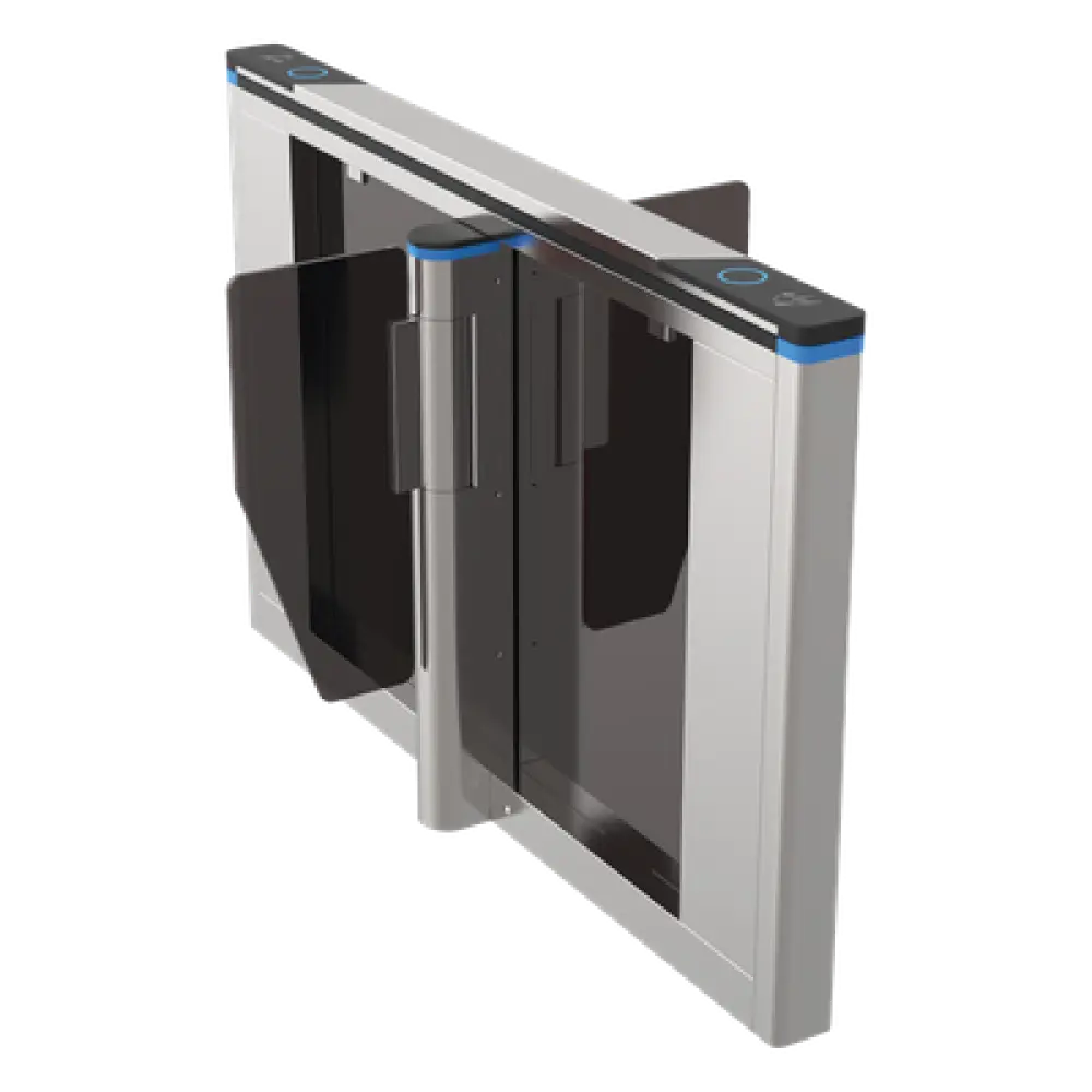Torniquete Óptico Bidireccional / Gabinete de Expansión / Ancho de Pasaje 900 mm (35.4 in) / Flujo 35-40 Personas/min / Tiempo de Apertura 0.2 s / 5,000,000 Ciclos / Acero Inoxidable 304