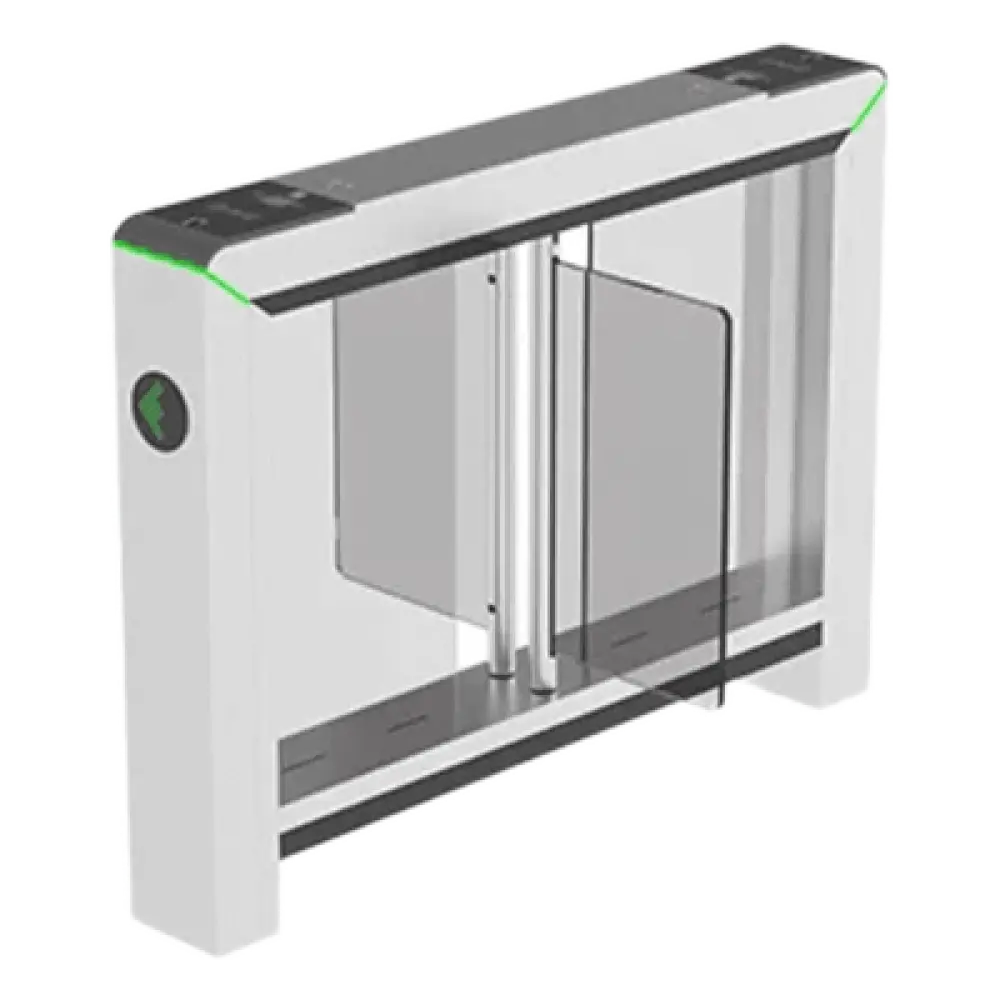 Torniquete de Barrera Oscilante / Altura Ajustable 1010-1253 mm / Ancho 1355 mm / Instalación en Plataforma 50-100 mm / Uso Interior