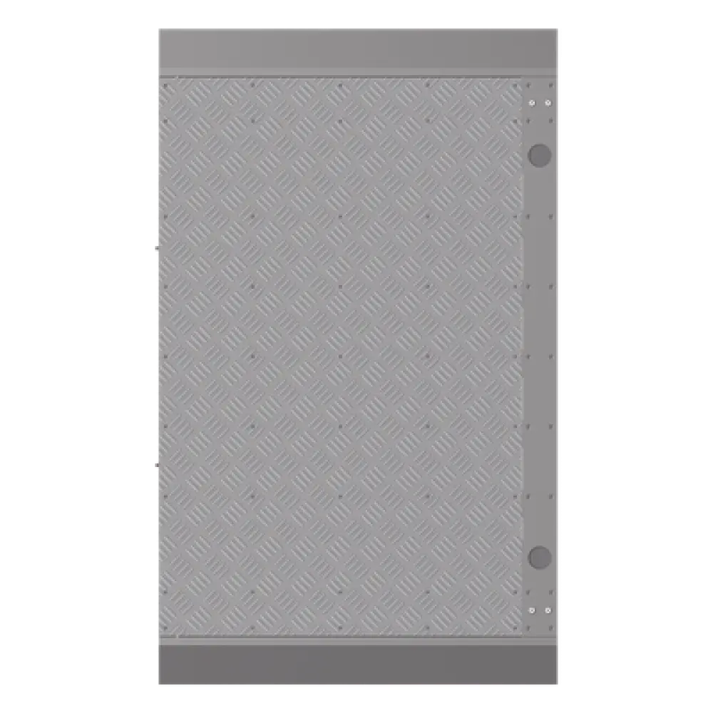 Base Adicional para Torniquete / Carril 90 cm (35.4 in) / No Requiere Anclaje / Paso de Cableado Integrado / Serie DS-K3B961