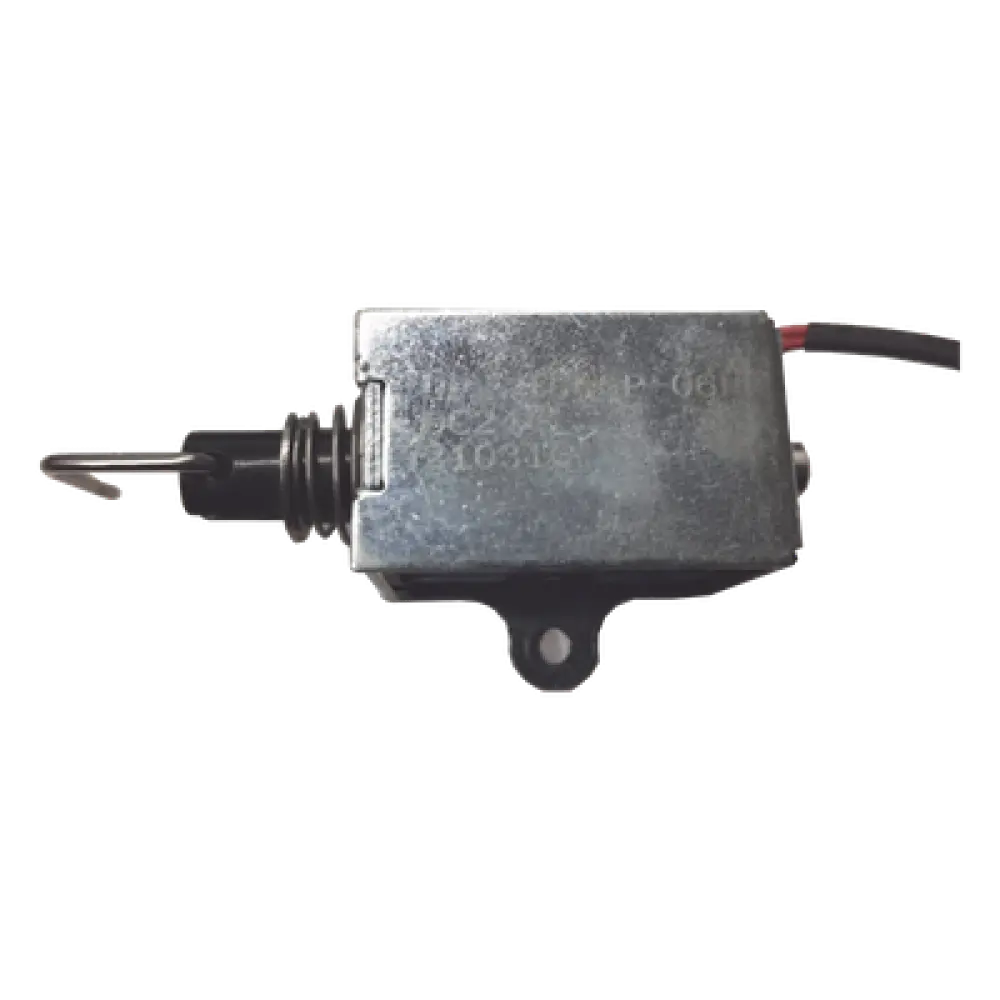 Electroimán para Torniquete / Aluminio / 24 VCD 0.63 A / Terminal Jack / Operación Izquierda