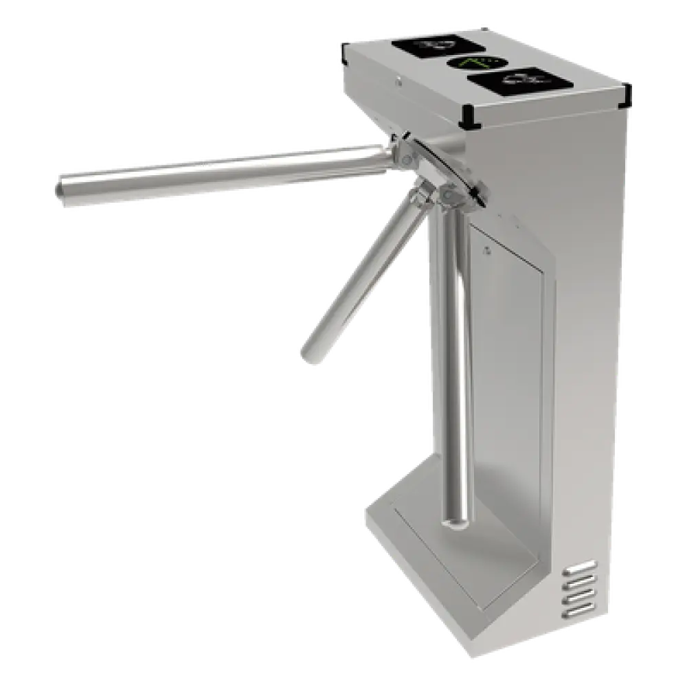 Torniquete Industrial Motorizado / Acero Inoxidable 304 / Bidireccional / Brazo Abatible / 550 mm Ancho de Paso / 18.9 x 11.0 x 37.4 in