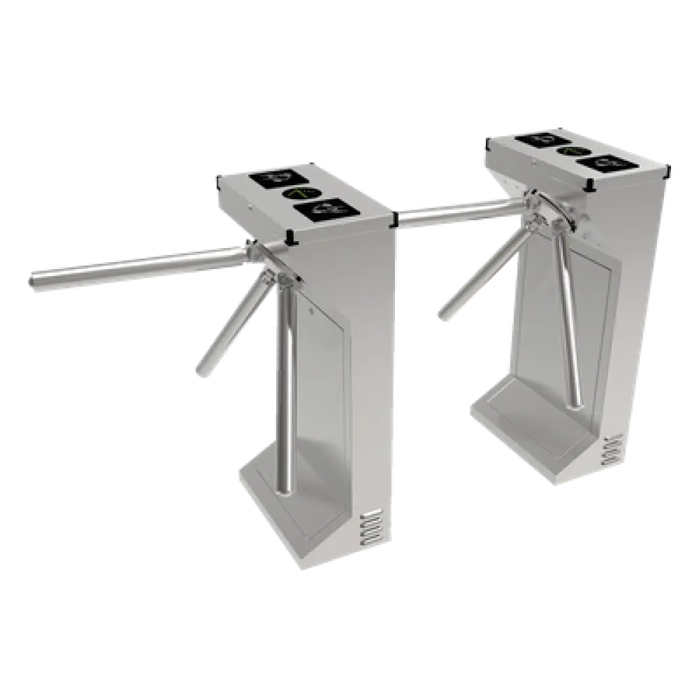Torniquete Industrial Motorizado / Acero Inoxidable 304 / Bidireccional / Brazo Abatible / 550 mm Ancho de Paso / 18.9 x 11.0 x 37.4 in