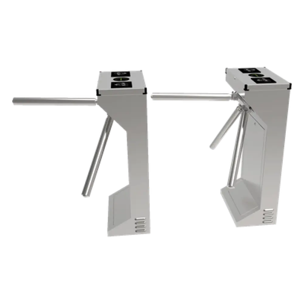 Torniquete Industrial Motorizado / Acero Inoxidable 304 / Bidireccional / Brazo Abatible / 550 mm Ancho de Paso / 18.9 x 11.0 x 37.4 in