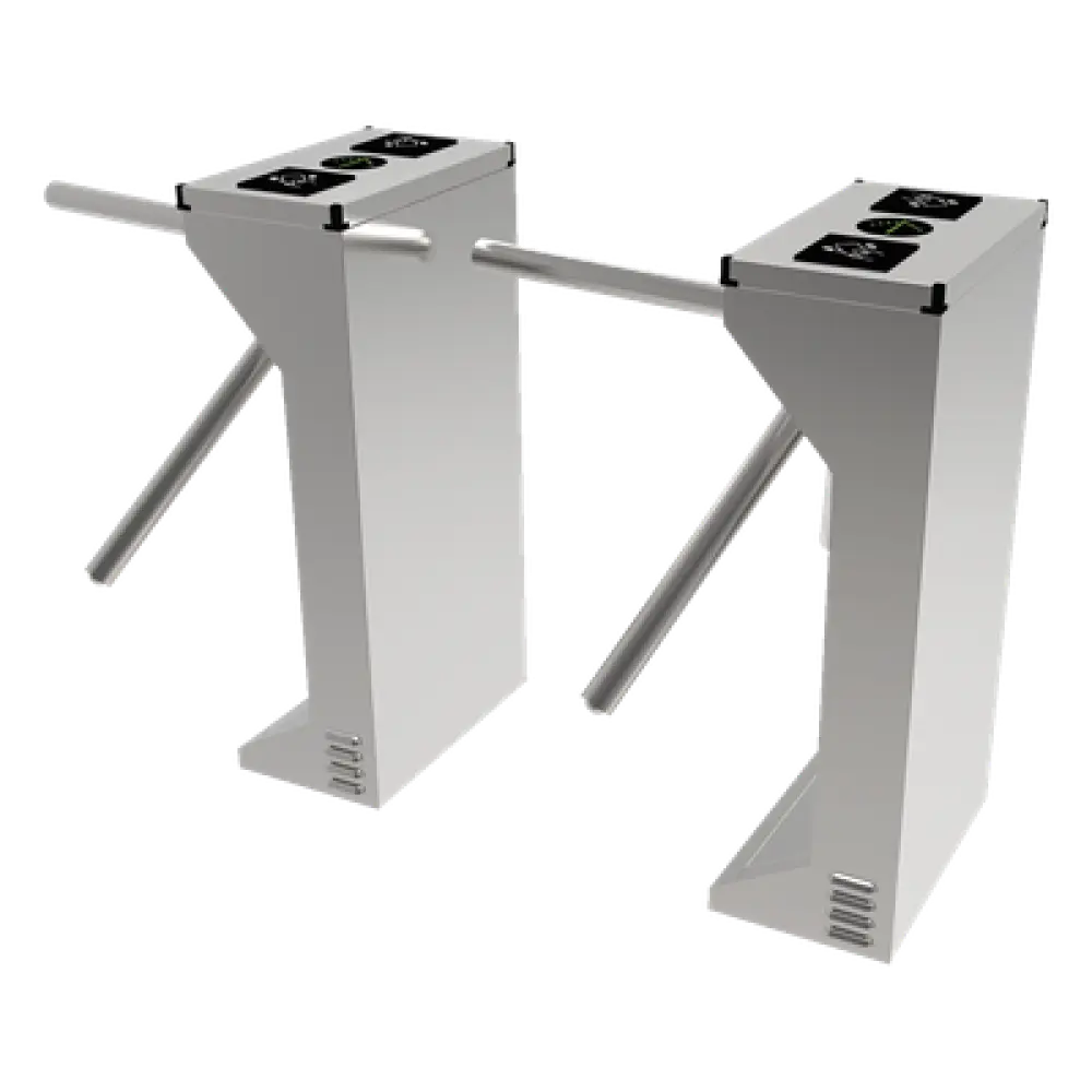 Torniquete Industrial Motorizado / Acero Inoxidable 304 / Bidireccional / Brazo Abatible / 550 mm Ancho de Paso / 18.9 x 11.0 x 37.4 in