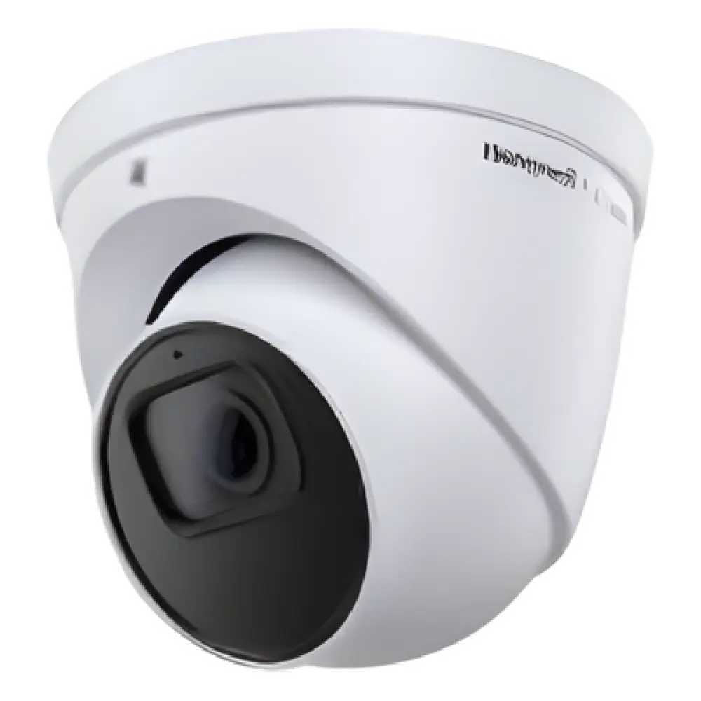 Cámara Turret IP / 5 Megapixel / Gran Angular 88° / IR 40 m (131.2 ft) / WDR 120 dB / IP66/IP67 IK10 / PoE