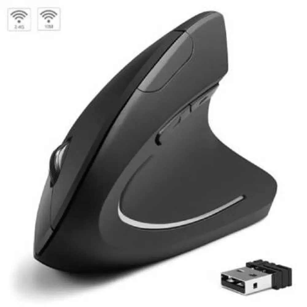 MOUSE INALAMBRICO ERGONOMICO VERTICAL RECARGABLE DPI AJUSTABLE - BROBOTIX  6000816