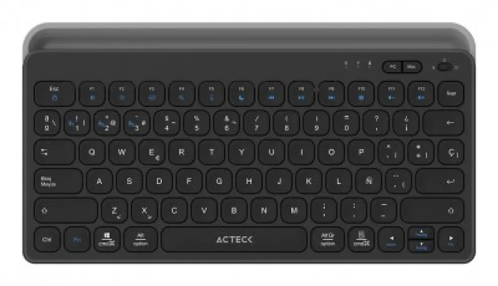 Teclado Inalámbrico Multidispositivos AC-940122INSPIRE TREK TI737  Acteck Elite Series Bluetooth 5.1 - Dongle 2.4 MHz