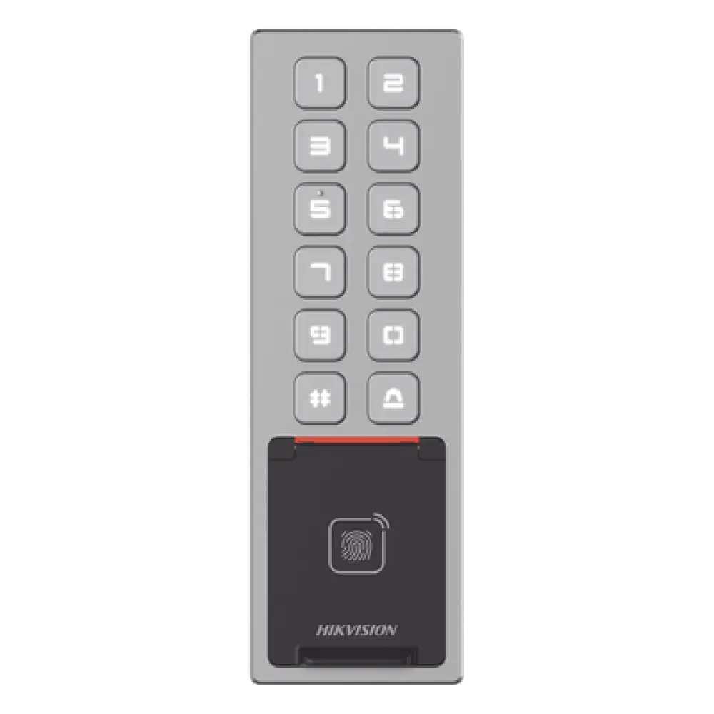 Teclado de Control de Acceso IP / Wi-Fi / Antivandálico IP65 e IK08 / Lector MIFARE 13.56 MHz / 3,000 Huellas / 10,000 Tarjetas / Bluetooth