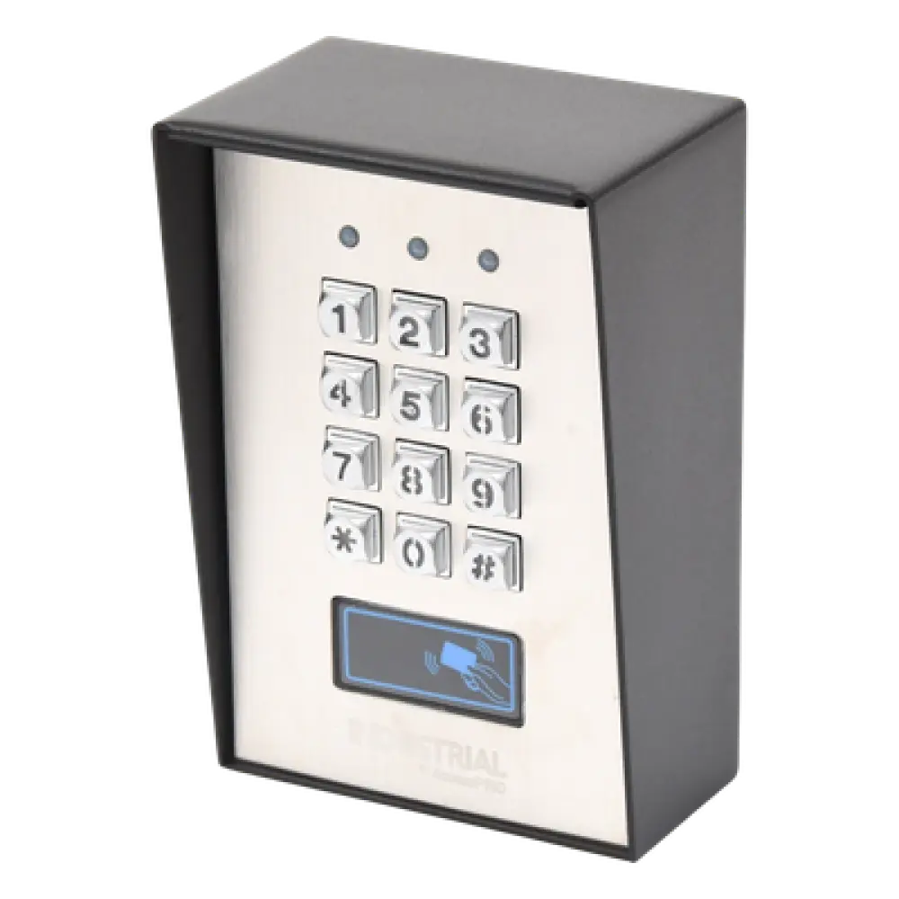 Teclado de Control de Acceso / 3 Métodos de Acceso / 1,200 Usuarios / 3 Relés / Salida Wiegand / Antivandálico / Lector de Proximidad