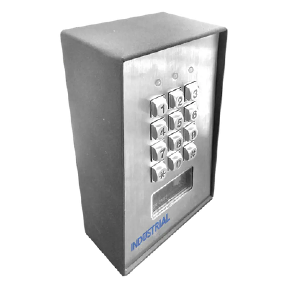 Teclado de Control de Acceso / 3 Métodos de Acceso / 1,200 Usuarios / 3 Relés / Salida Wiegand / Antivandálico / Lector de Proximidad