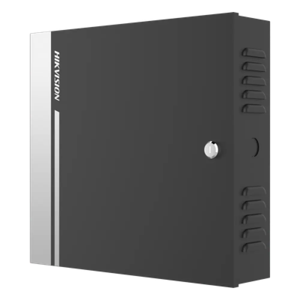 Controlador de Acceso / 2 Puertas / 4 Lectores Wiegand / 10,000 Tarjetas / 50,000 Eventos / TCP/IP / Gabinete Metálico / Fuente 12VCC 8A