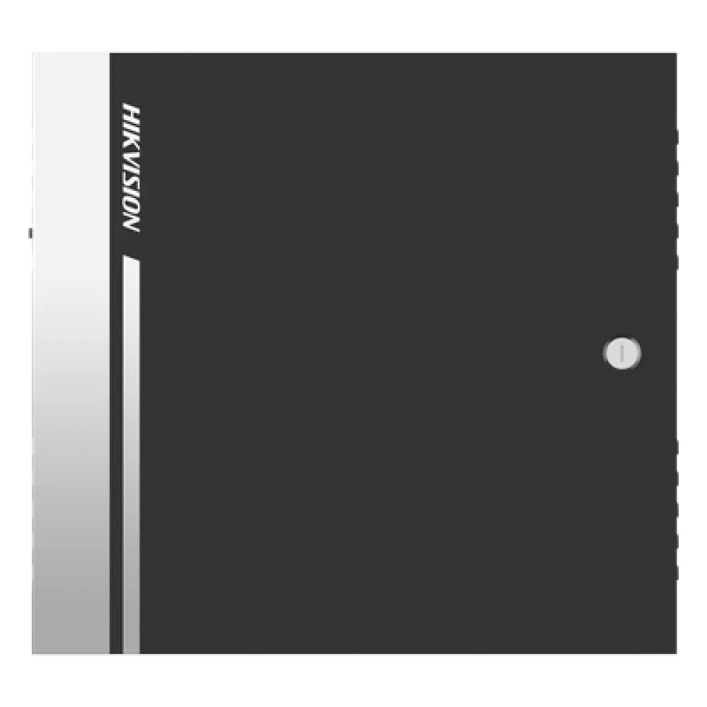 Controlador de Acceso / 1 Puerta / 2 Lectores Wiegand o RS-485 / 10,000 Tarjetas / 50,000 Eventos / Gabinete Metálico con Fuente 12Vcc/8A / Batería de Respaldo / TCP/IP / -20°C a 65°C