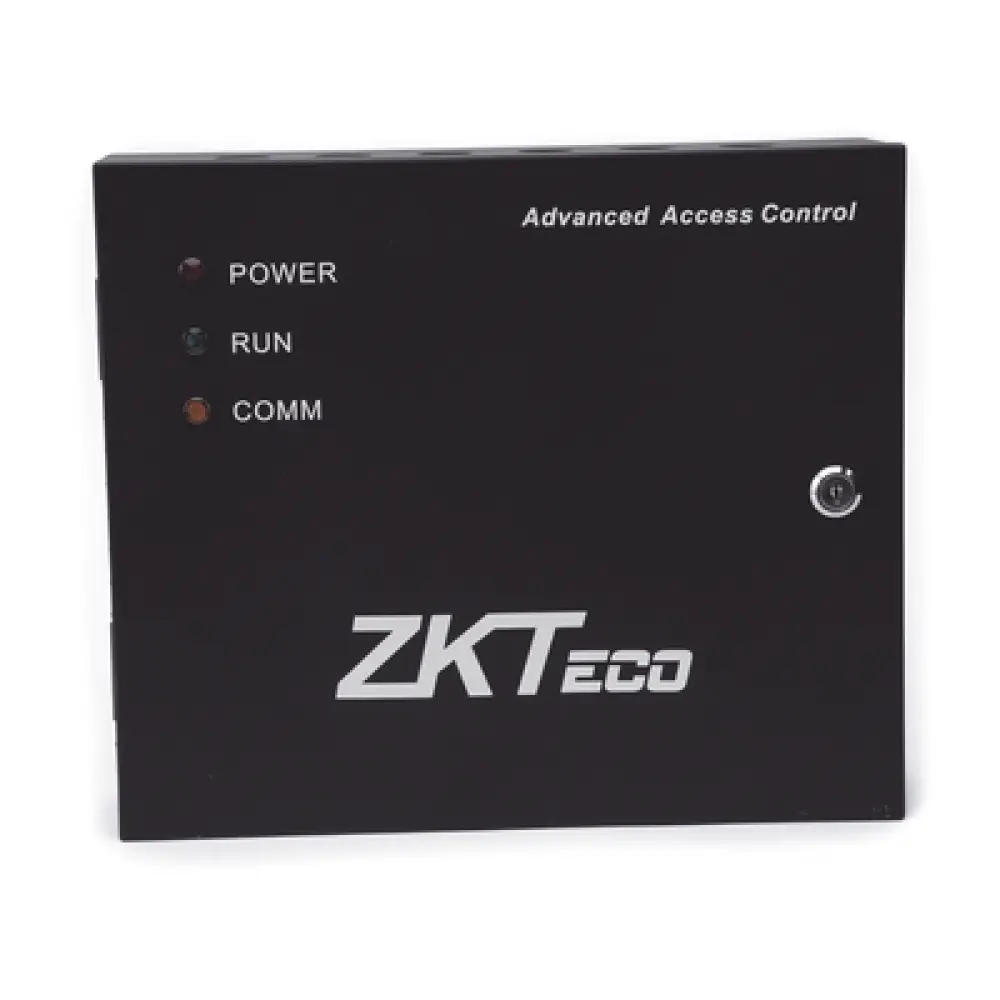 Controlador de Acceso / 2 Puertas / 20,000 Huellas / 30,000 Tarjetas / TCP/IP / Wiegand / Gabinete Metálico con Fuente 12V/5A